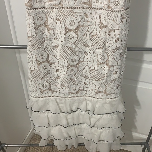 Cute lace cover dress with frills - Picture 3 of 7